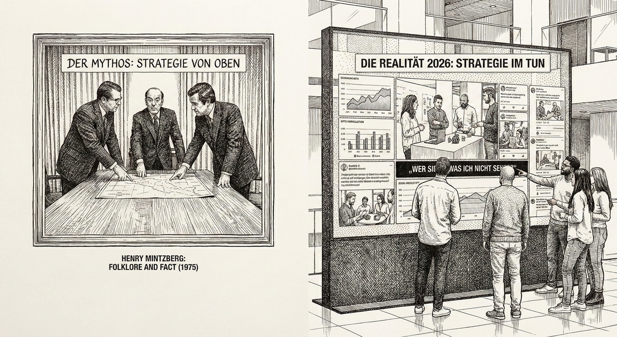 Der einsame Stratege: Warum der Mythos "Strategie kommt von oben" uns alle klein hält