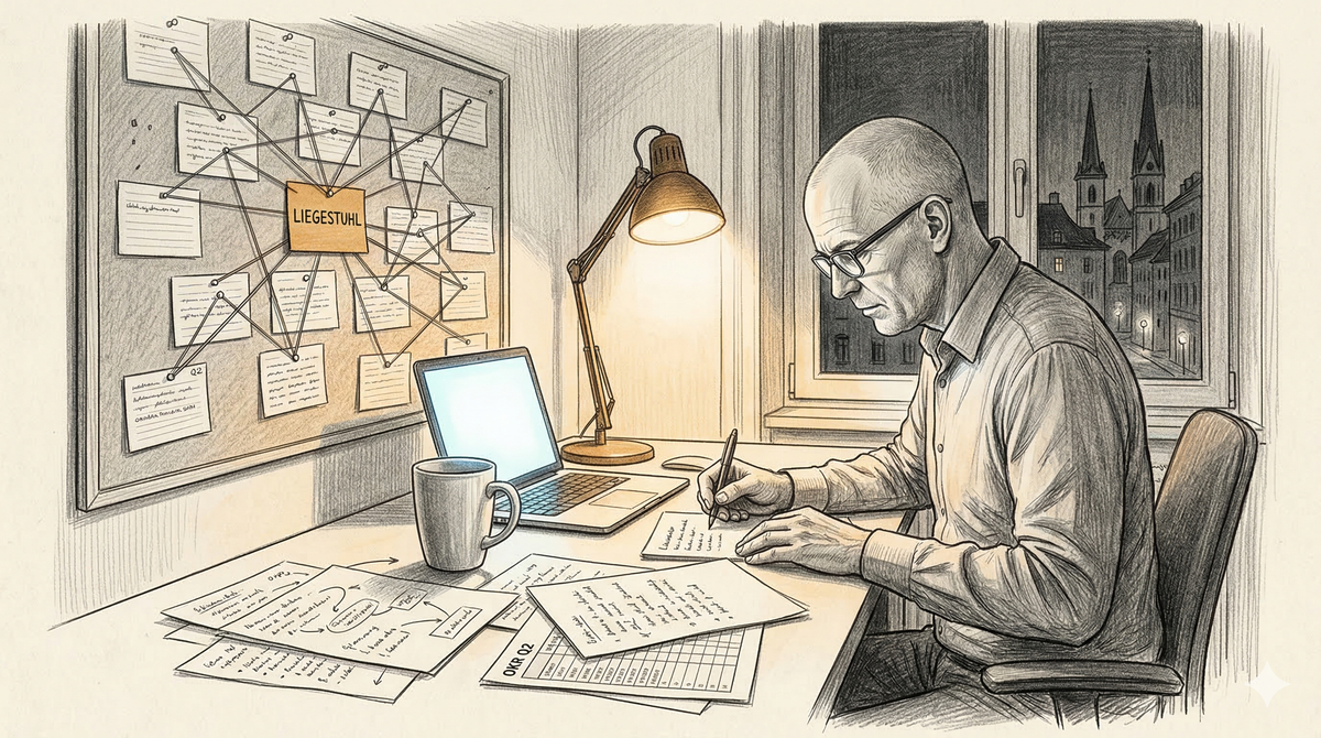 Werkstattnotiz #3: Handtücher, Philosophen und ein KI-Audit meiner selbst