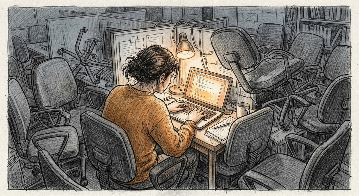 Ihre besten Leute arbeiten bei 25%. Nicht wegen Fähigkeit. Wegen Overhead.