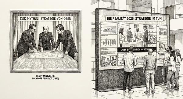 Der einsame Stratege: Warum der Mythos "Strategie kommt von oben" uns alle klein hält