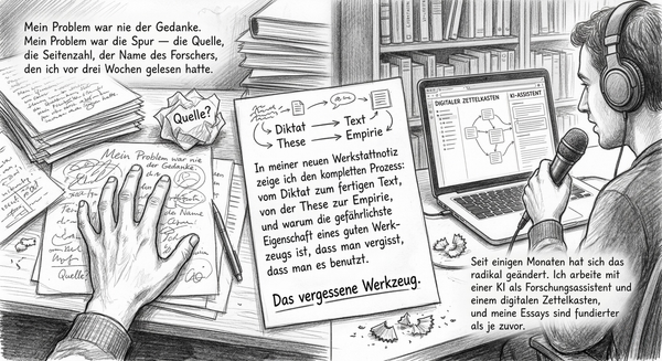 Werkstattnotiz: Ein Essay über die Essays